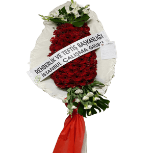 Kırmızı Gerbera Çelenk